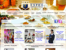 Tablet Screenshot of expro.edu.pe